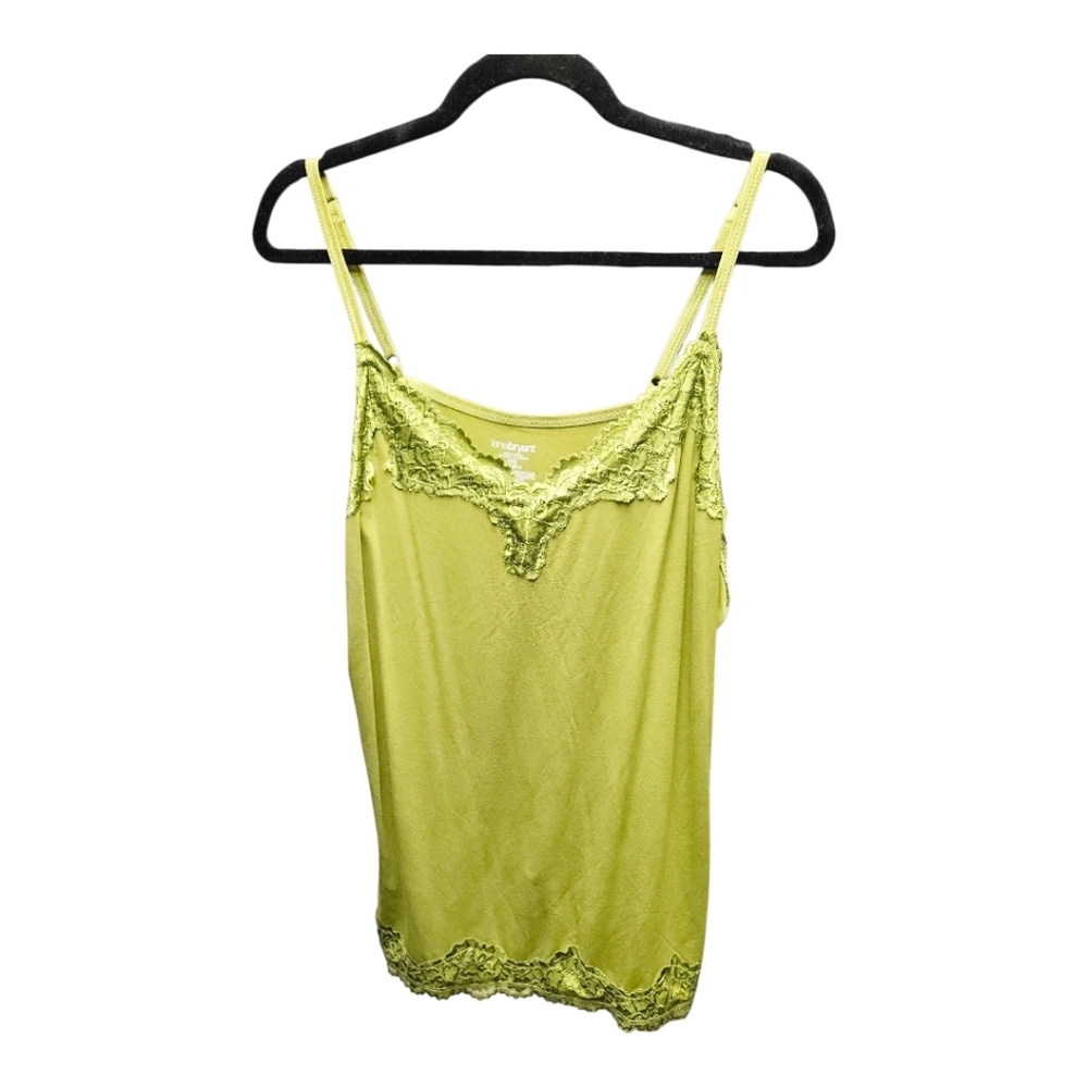 Lane Bryant Lime Lace Cami Top